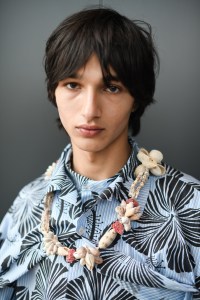 Backstage at MSGM Men's Spring 2023
