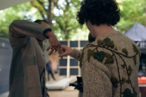 Backstage at Reese Cooper Men's Spring 2023