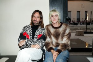 Front Row at Celine MenÕs Spring 2023