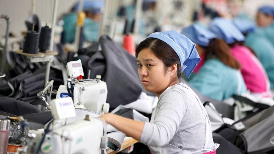 China garment factory