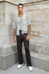 Front Row at Amiri Men's Spring 2023