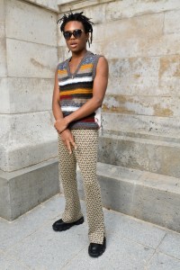 Front Row at Amiri Men's Spring 2023