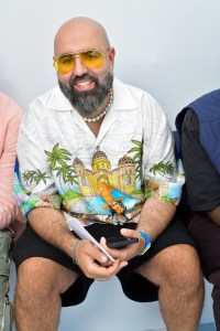 Front Row at Amiri Men's Spring 2023