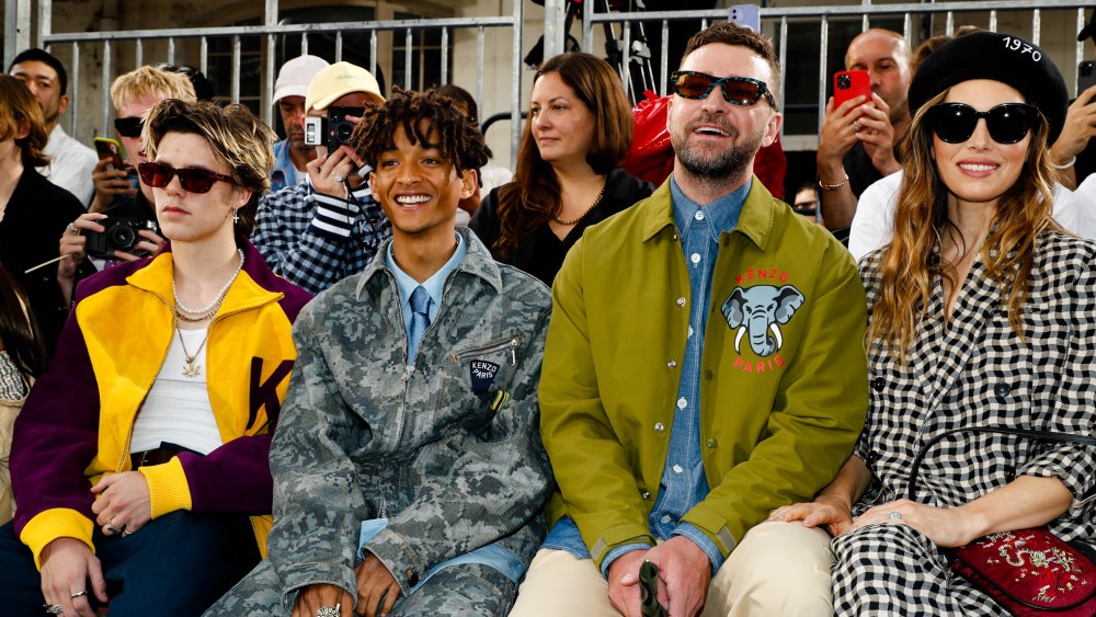 Cruz Beckham, Jaden Smith, Justin Timberlake and Jessica Biel