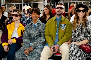 Cruz Beckham, Jaden Smith, Justin Timberlake and Jessica Biel