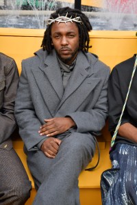Kendrick Lamar at the Louis Vuitton Men's Spring 2023 Show in Paris