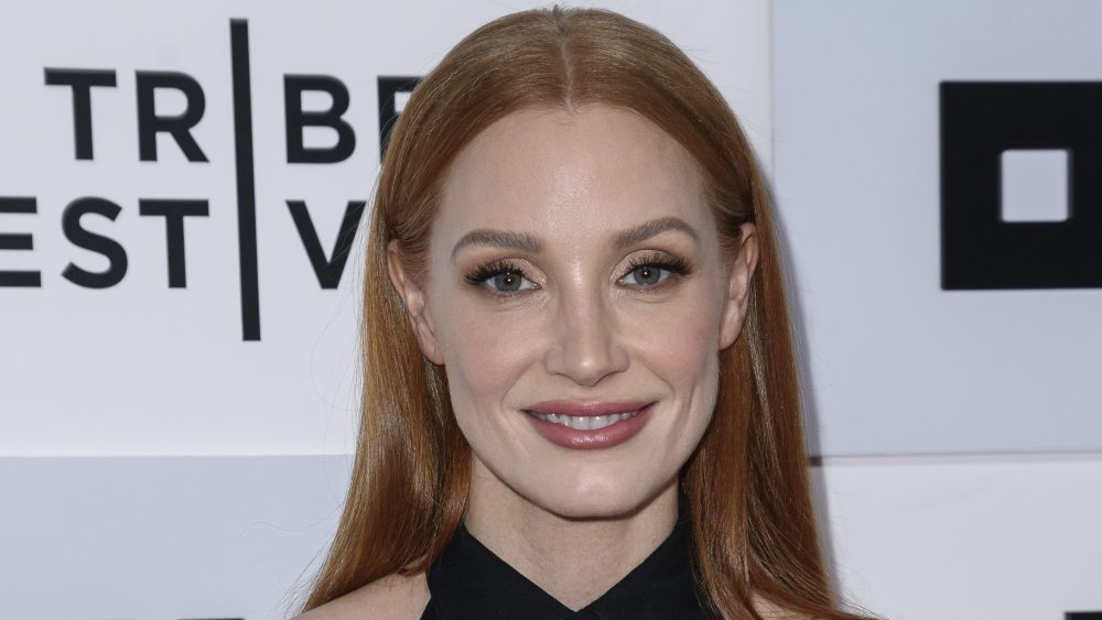 Jessica Chastain attends the premiere for "The Forgiven" at BMCC during the 2022 Tribeca Festival on Tuesday, June 14, 2022, in New York. (Photo by Christopher Smith/Invision/AP)