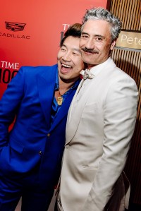 Simu Liu and Taika Waititi at the TIME 100 gala held at Frederick P. Rose Hall at Lincoln Center on June 8, 2022 in New York City.