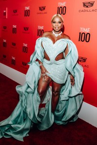 Mary J. Blige at the TIME 100 gala held at Frederick P. Rose Hall at Lincoln Center on June 8, 2022 in New York City.