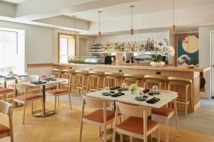 Inside the restaurant