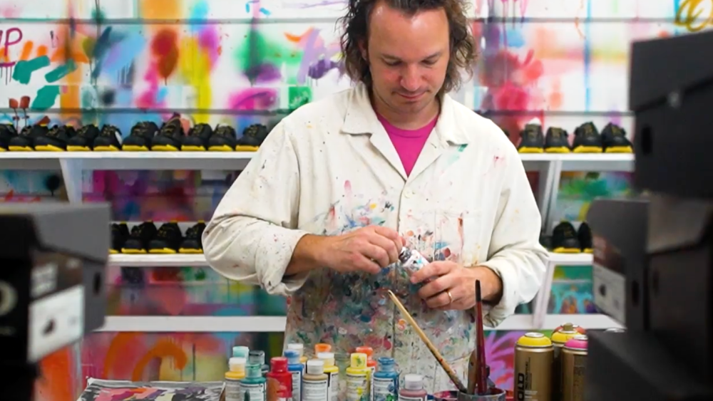 Brian Kaspr at work.
