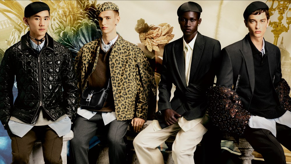 The Dior fall 2022 men's advertising campaign.
