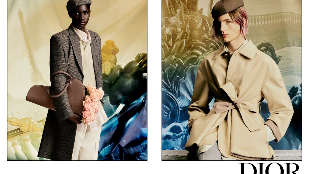 The Dior fall 2022 men's advertising campaign.