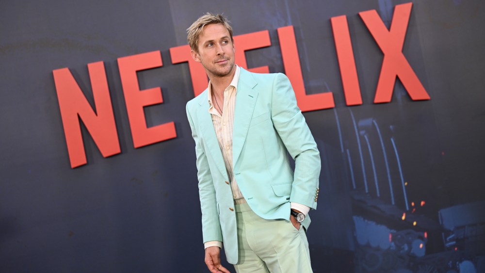 Ryan Gosling at the premiere of "The Gray Man" held at TCL Chinese Theatre on July 13, 2022 in Los Angeles, California.