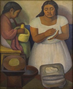 Diego Rivera, La tortillera (The Tortilla Maker), 1926; University of California, San Francisco School of Medicine Dean's Office at Zuckerberg San Francisco General Hospital and Trauma Center.