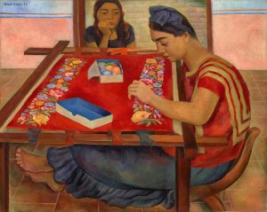 Diego Rivera, La bordadora (The Embroiderer),1928; The Museum of Fine Arts, Houston, museum purchase funded by the Caroline Wiess Law Accessions Endowment Fund