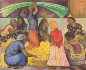 Diego Rivera, Tehuanas in the Market, 1935; collection of the Tobin Theater Arts Fund