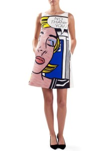 Lisa Perry, Roy Lichtenstein “No Thank You” Dress, 2011Cotton twill shift dress