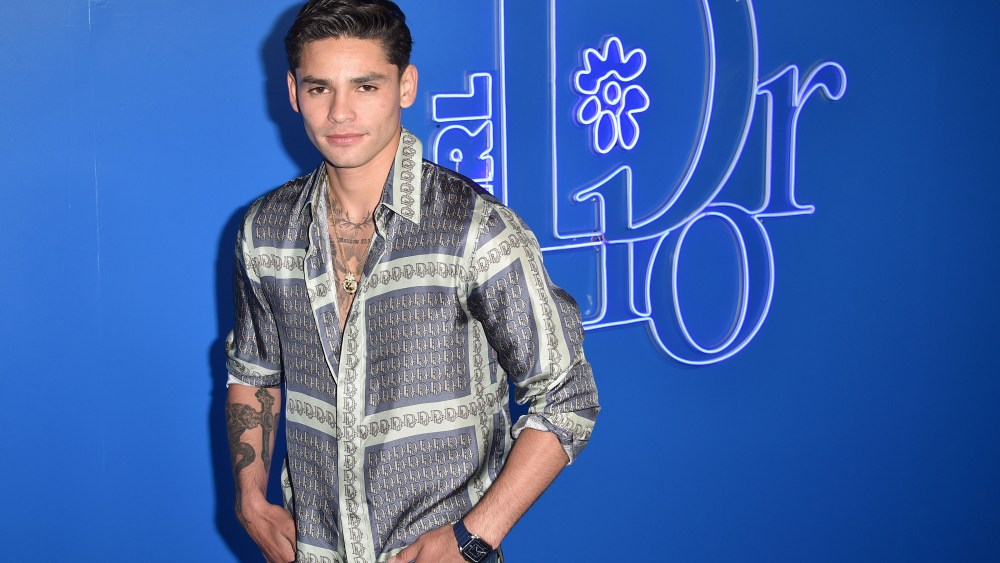 VENICE, CALIFORNIA - MAY 19: Ryan Garcia attends the DIOR Men's Spring 2023 Fashion Show on May 19, 2022 in Venice, California. (Photo by David Crotty/Patrick McMullan via Getty Images)