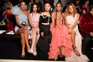Front Row at Giambattista Valli Couture Fall 2022