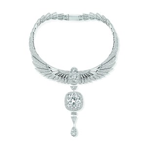 Messika Paris’ Akh-Ba-Ka diamond necklace.