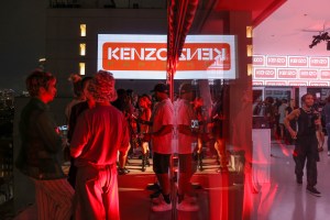 The scene at the Kenzo party.