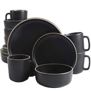 Gibson Home Zuma 16 Piece Round Kitchen Dinnerware Set