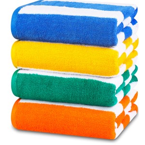 Utopia Towels Cabana Stripe Beach Towel
