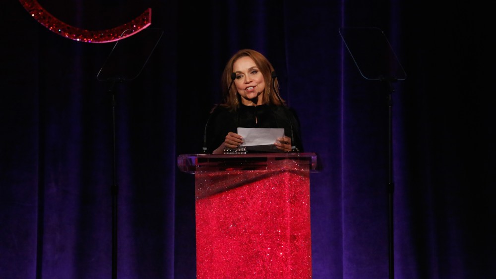 Nancy Gonzalez accepts the Innovation Award onstage at 19th Annual Accessories Council ACE Awards on November 2, 2015 in New York City.