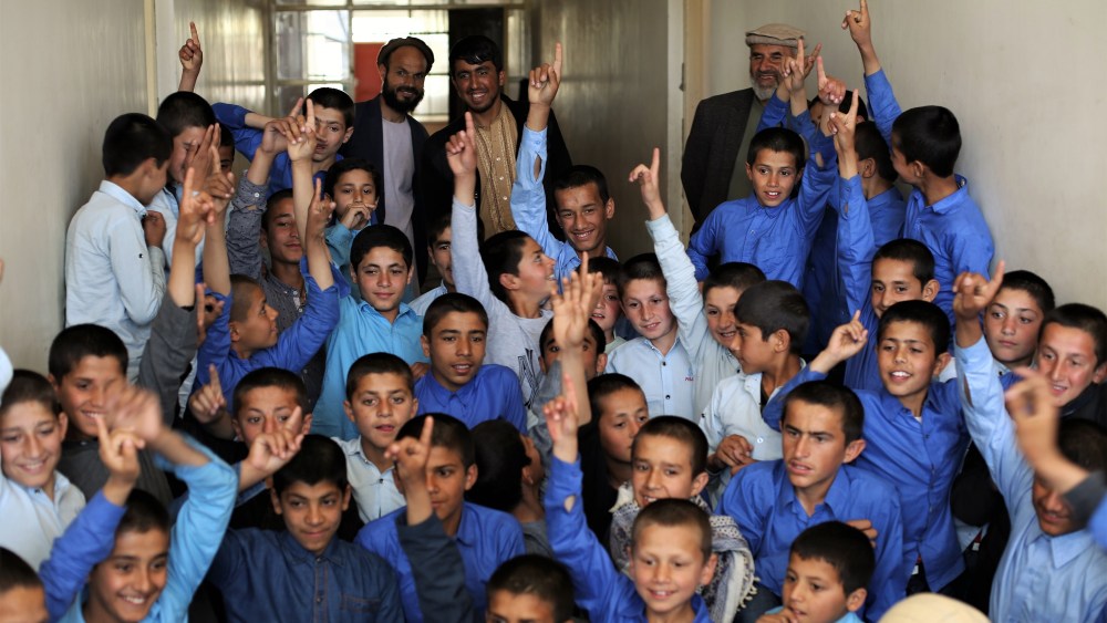 Children at the Kapisa, Afghanistan orphanage supported by the OTB Foundation.