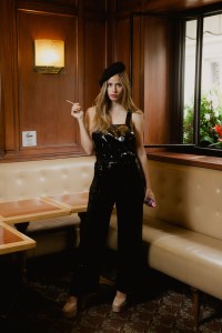 A look from the new Pompom capsule collection