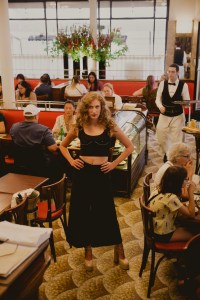 A look from the new Pompom capsule collection