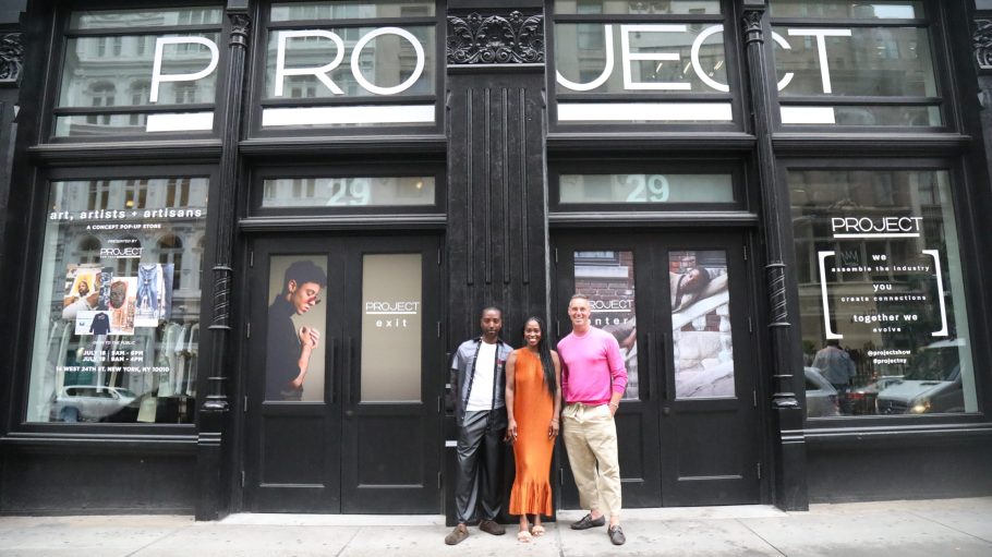 Travis Weaver, e-commerce entrepreneur and founder of One DNA Clothing, Edwina Kulego, VP of international and business development at Informa Markets Fashion and Rob Smith, CEO and founder of The Phluid Project.