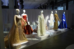 Pieces displayed at the “Saudi 100 Brands Fashion Exhibition” showing in Manhattan’s  Iron23.