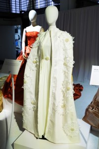 A piece displayed at the “Saudi 100 Brands Fashion Exhibition” showing in Manhattan’s  Iron23.
