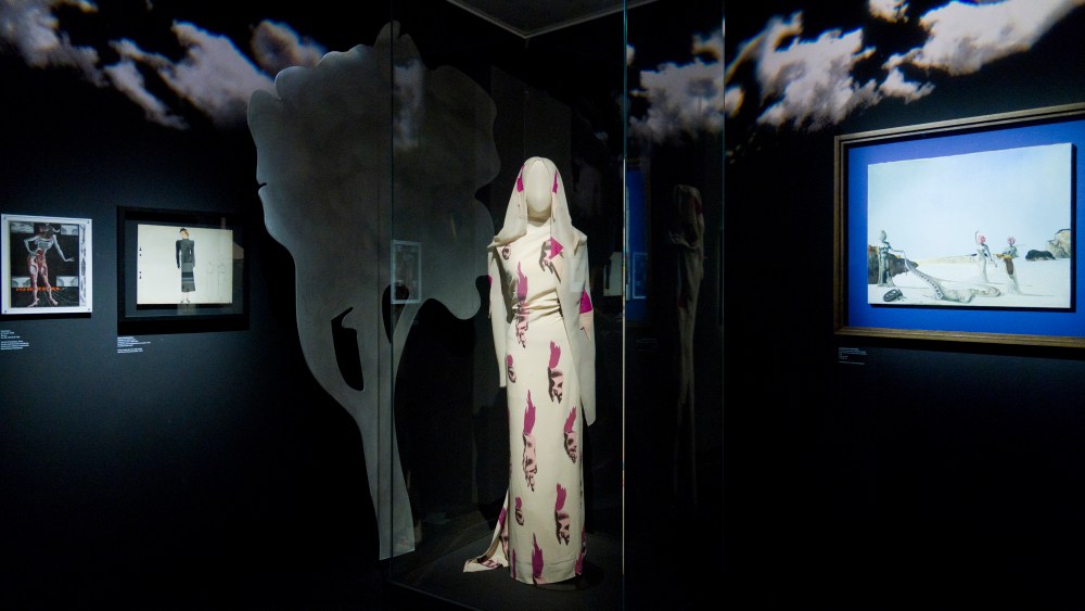 The Tears dress from 1938 designed by Elsa Schiaparelli and Salvador Dalí.