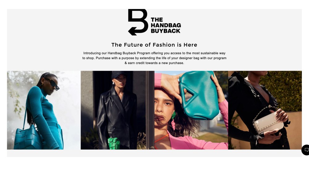 Fwrd's Buyback program landing page.