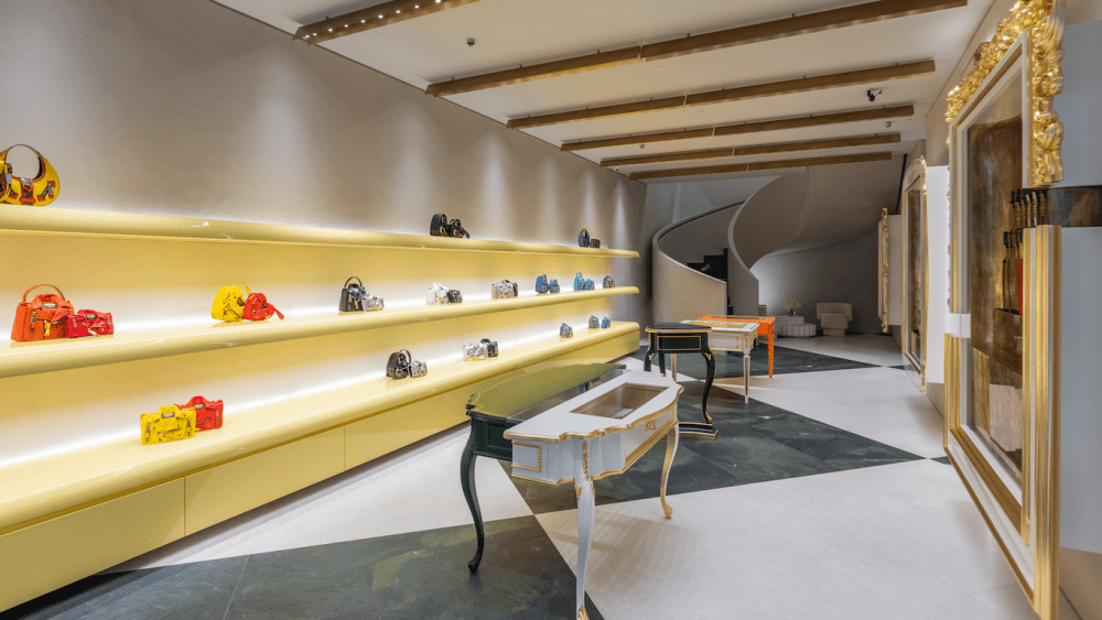 The new Moschino store in Milan's Spiga 26 complex.