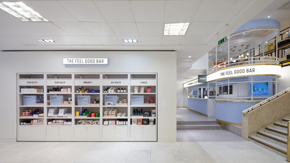 The luxury retailer will be introducing The Feel Good Bar, a permanent well-being destination in-store.