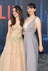 at the premiere of "The Gray Man" held at TCL Chinese Theatre on July 13, 2022 in Los Angeles, California.