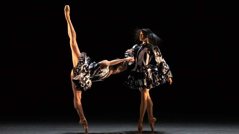 Sara Mearns, left, and Georgina Pazcoguin in “The Runaway”. New York City Ballet 21st Century Choreographers II Program, Saturday, October 6, 2018 at 2pm, David H. Koch Theater. Credit Photo: Erin Baiano
