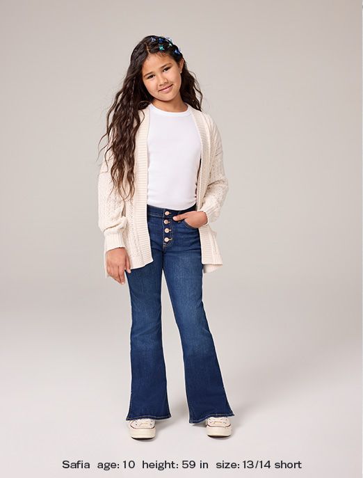 Abercrombie kids, a division of Abercrombie & Fitch Co. announced the launch of its 2022 denim collection, featuring a more inclusive range of sizes and fits for children.