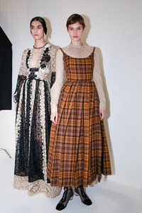 Backstage at Christian Dior Couture Fall 2022