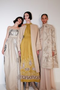 Backstage at Christian Dior Couture Fall 2022