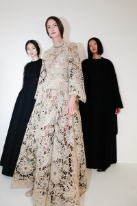 Backstage at Christian Dior Couture Fall 2022