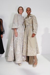 Backstage at Christian Dior Couture Fall 2022