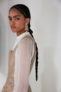 Backstage at Christian Dior Couture Fall 2022