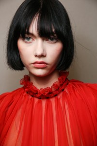 Backstage at Christian Dior Couture Fall 2022