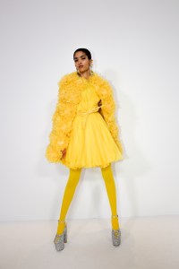 Backstage at Giambattista Valli Couture Fall 2022