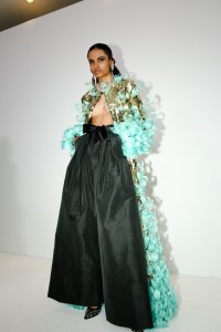 Backstage at Giambattista Valli Couture Fall 2022